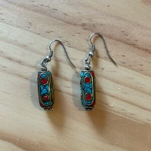 Aztec style earrings